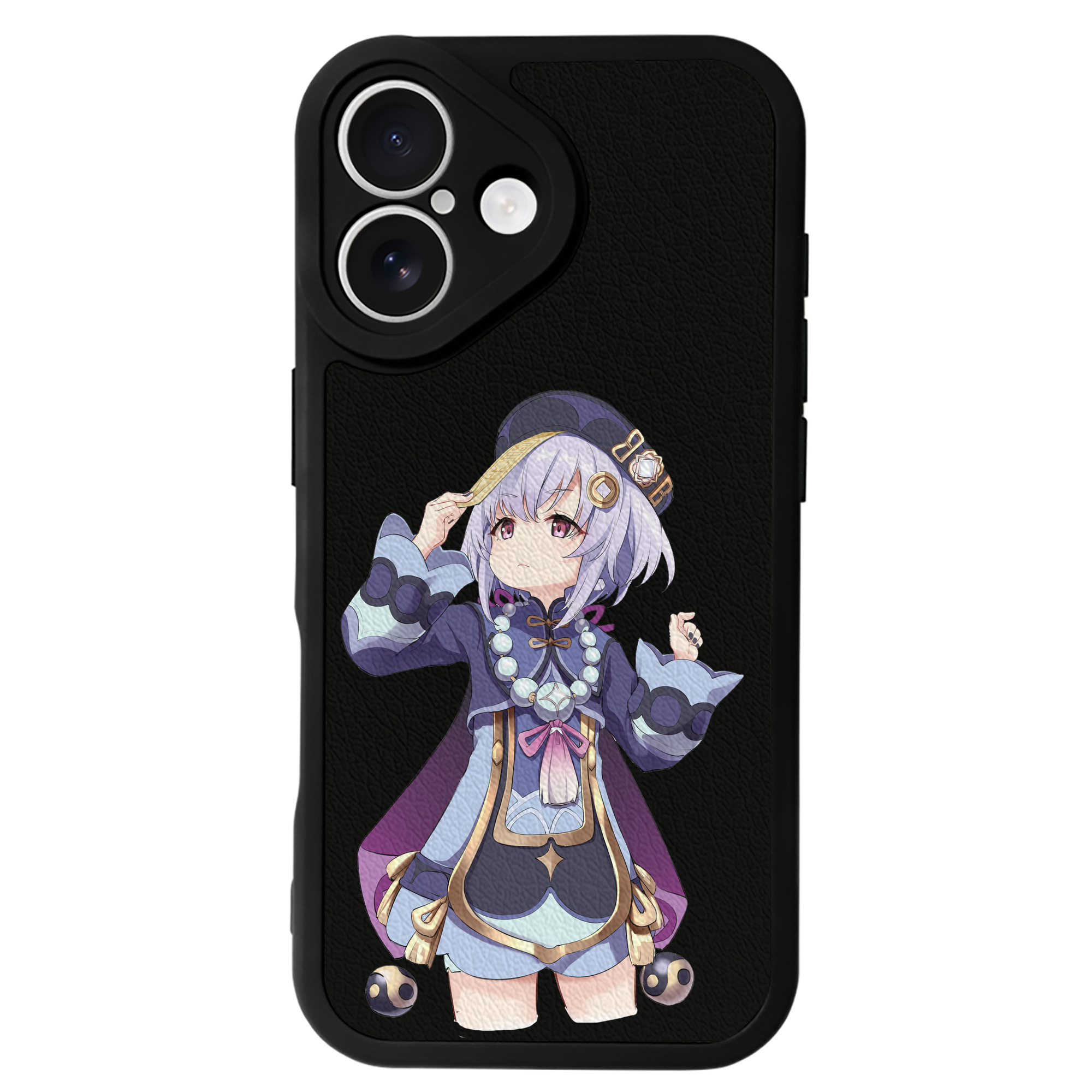 げんし神 七七 なな  genshin Nana 【iPhone 16シリーズ対応】シリコンスマホケース（レザー調） 材質：シリコン